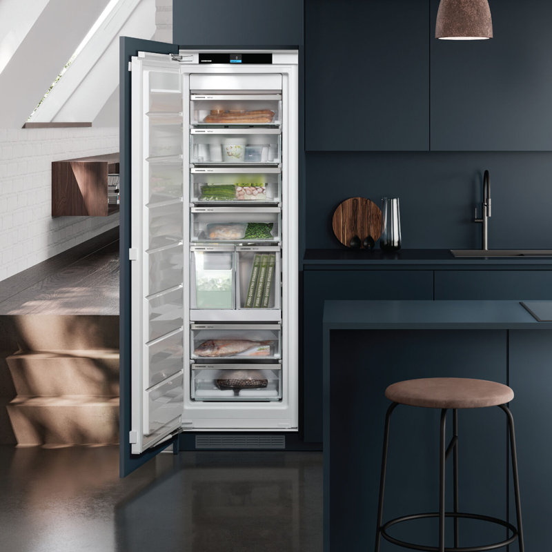 24 Inch Freestanding Bottom Freezer with BioFresh Ice Maker