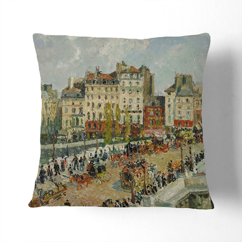 Square Cushion, 40cm H x 40cm W x 15cm D, Black