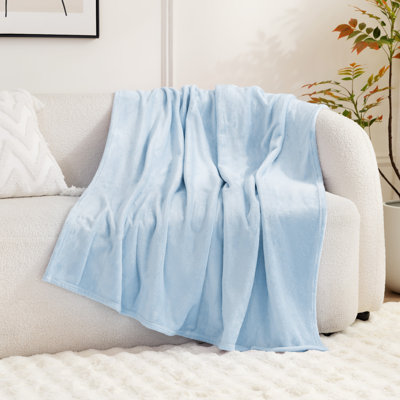 Soft All-Season Reversible Fleece Blanket, 270GSM