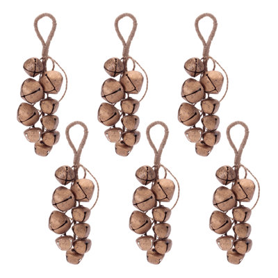 Sleigh Bell Cluster Drop (Set of 6)