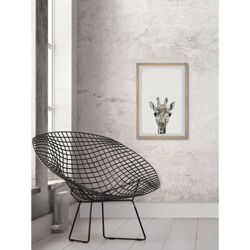 «Cheeky Giraffe IV», reproduction encadrée, H 24 po x l 16 po x P 1,5 po