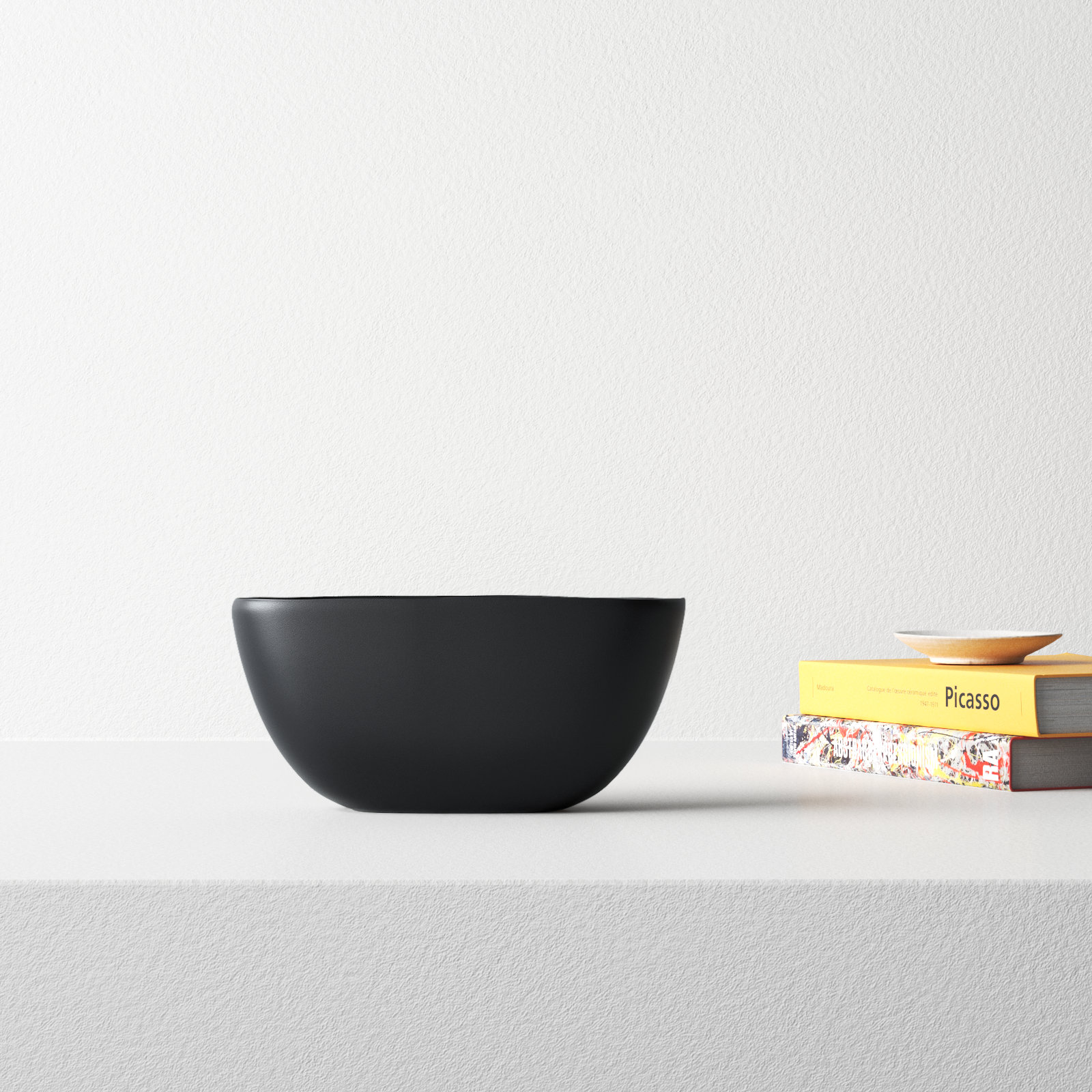 5.25'' Handmade Ceramic Table Vase, Black