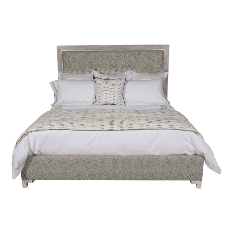Louise/Lawrence King Upholstered Low Profile Panel Bed