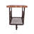 Oak & Antique Gray Finish End Table