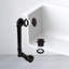 1 1-1 / 2 po x 12 po Ensemble de drain de baignoire 40 pieds en ABS avec trop-plein à un trou-37144980