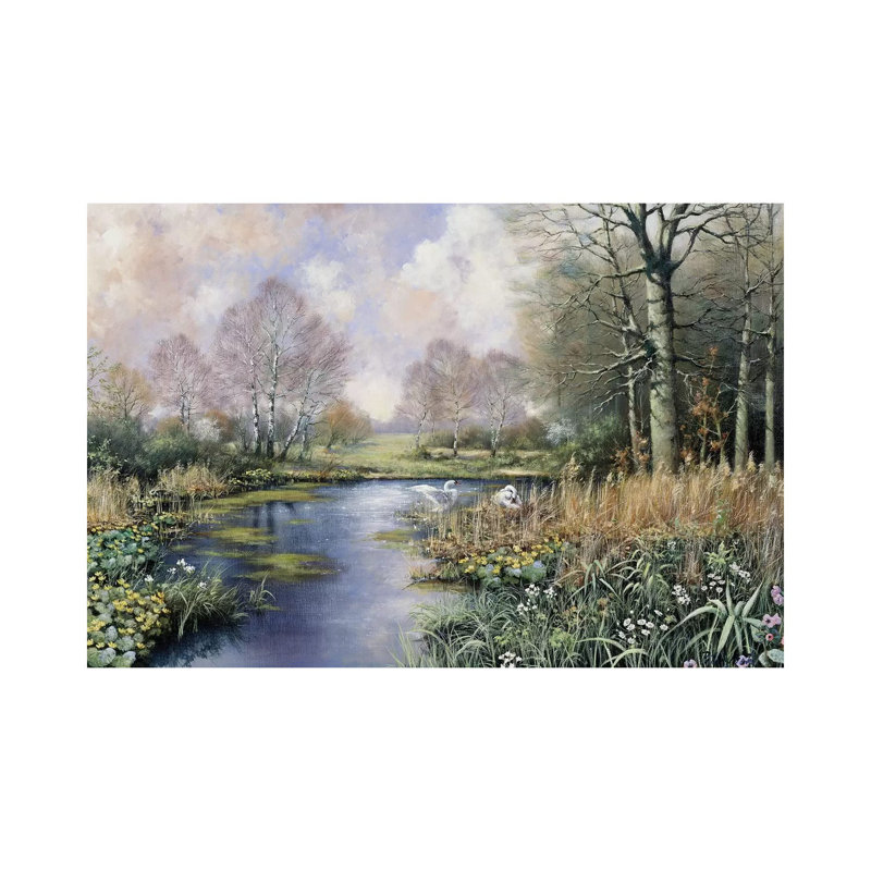 Spring Has Started by Peter Motz - Wrapped Canvas Painting, 20.32 cm H x 30.48 cm W