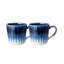 Studio Blue Accent Set of 2 Mugs