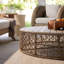 Hugo Outdoor Round Teak Coffee Table