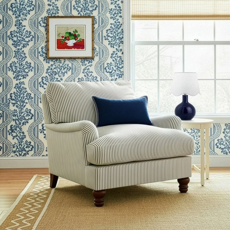 Walters Upholstered Armchair, Cruise Adrift