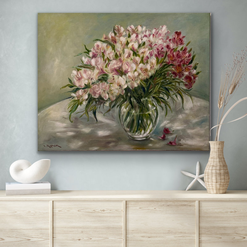 Alstromeria rougissante, H 30 po x l 40 po