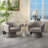 Iryanna 25.2'' Wide Tufted Swivel Barrel Chair-2027843150-2052745383