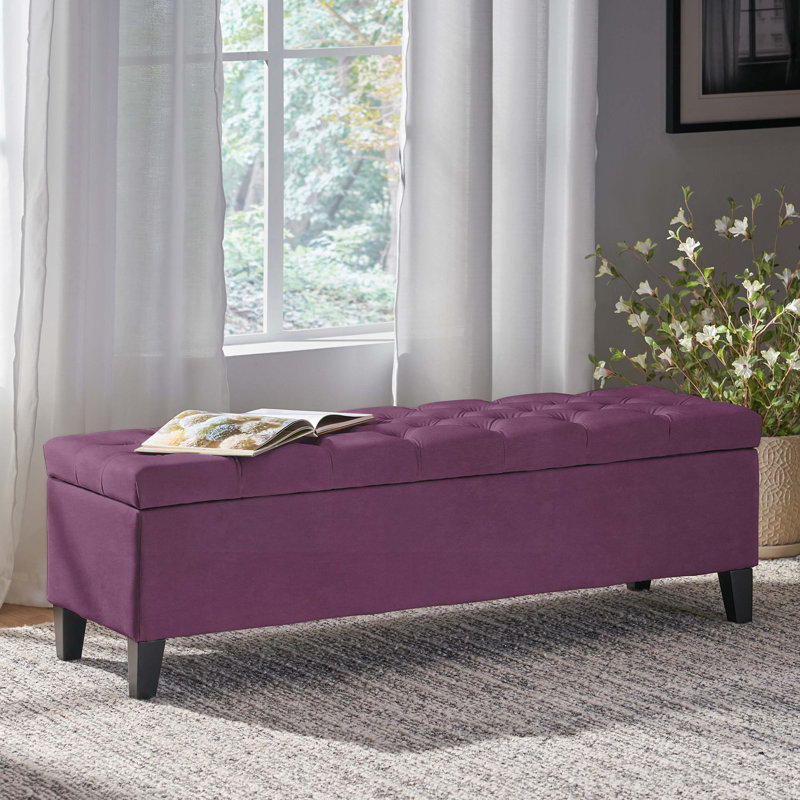 Banc de rangement, Mauve
