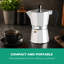Royalford Moka Express Stovetop Coffee Maker | Aluminium Italian Coffee Maker Pot | Cafeteria Percolator for Ground Coffee Latte Mocha Cappuccino Macchiato | Gasket & Filter Included-59762475