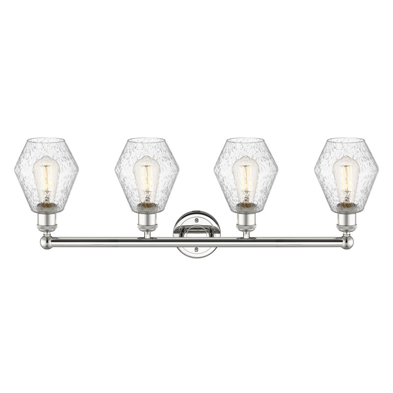 Gabbie 4 - Light Dimmable Vanity Light, Polished Nickel, Seedy