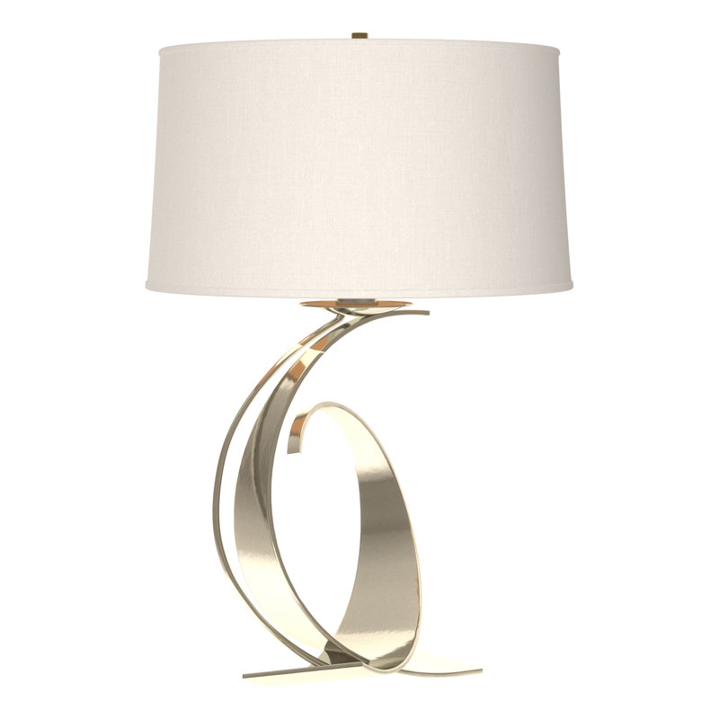 Lampe de table 29 po Fulled Intersections, Naturel Anna, Argenté