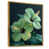 Toile avec cadre flottant or