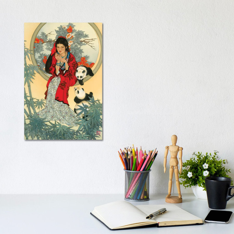 Mystical Kingdom - Painting on Canvas, 20.32 cm H x 30.48 cm W, Wrapped Canvas