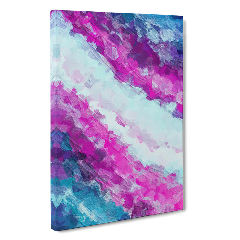 XV1022-4423X Temptations Of The Sea Abstract - Print, No Matte, 50cm H x 35cm W, Wrapped Canvas