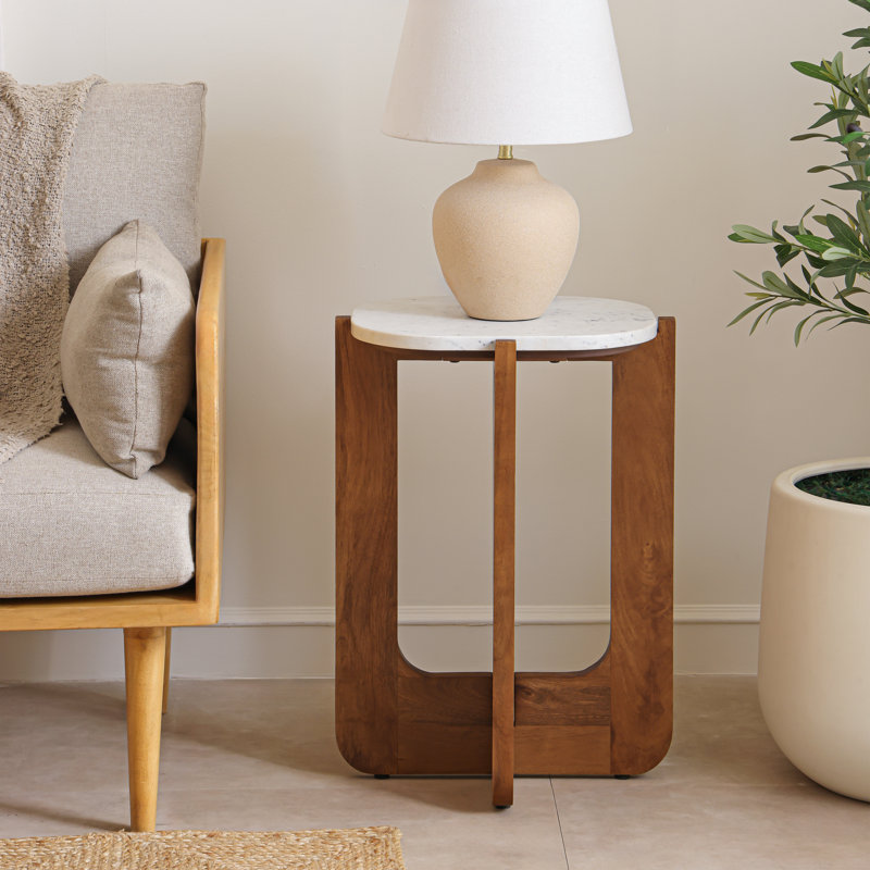Table d'appoint Alden, Manguier naturel