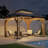 Classic  10 FTx 12 FT Solid Wood Storage Gazebo With Double Iron Roof-110780592