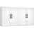 White Wall Mounted Storage Cabinet – Floating Laundry Room & Bathroom Cabinet