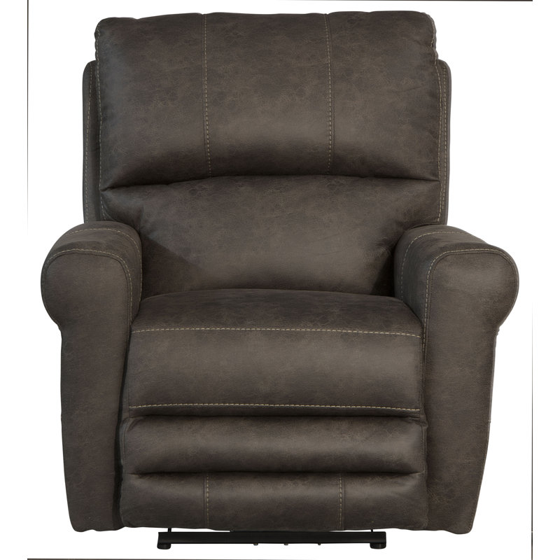 Fauteuil inclinable standard à dégagement zéro de 38 po de large Northampt, Gris