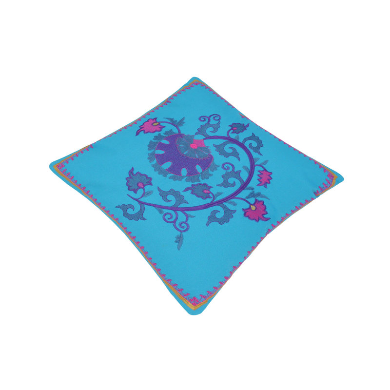 Housse de coussin carré en coton et insert Eustolia par Arshs Fine Rugs