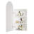 Corner Arched Medicine Cabinet With Mirror, Medicine Cabinet With 2 Storage Shelf-990461472