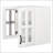 Glass Door Wall Mounted Display Cabinet