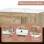 Meuble-lavabo simple 30 po avec lavabo en céramique