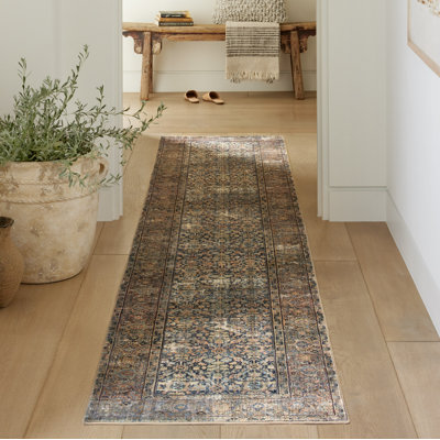 Amber Lewis x Loloi Morgan Denim / Multi Area Rug