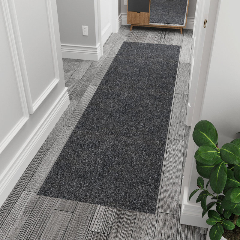 Oscar Custom Cut Non-Slip Rubberback Extra Long Hallway Runner Rug for Kitchen, Living Room, Bedroom, Runner 2'7" x 10'