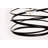 Axten 1-Light Dimmable Matte Black Geometric Pendant