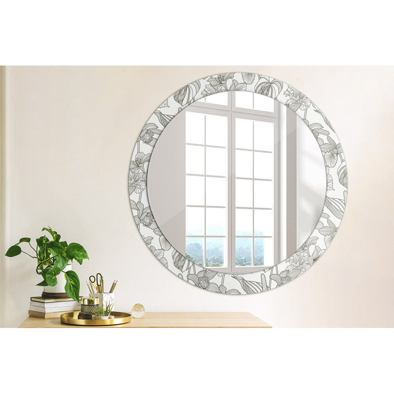 Huldar Glass Flat Wall Mirror