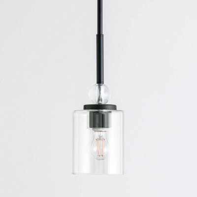 Luminaire suspendu cylindrique simple Achillefs