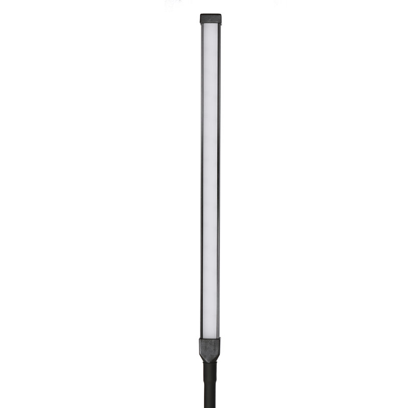 Amlcar 72'' LED Swing Arm Floor Lamp with Outlet