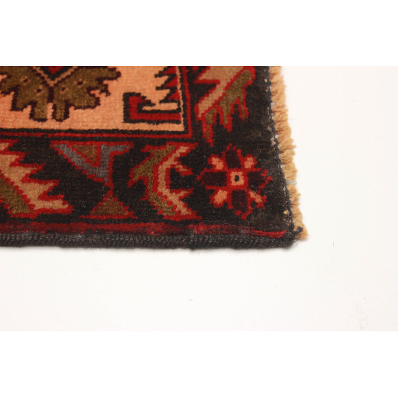 Tapis rouge Teimani 3 pi 0 po x 4 pi 10 po