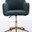 Chaise de bureau en tissu Teddy, hauteur réglable, pivotant à 360 °-1866067802
