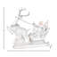11" Resin Santa On Sleigh