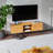 Rhombus TV Stand with Storage Cabinets-1308403836