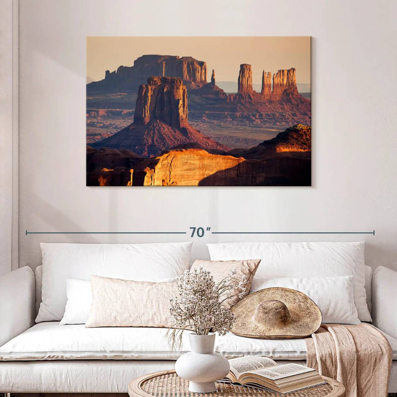 Alvord Sunset Monument Valley, H 30 po x l 45 po