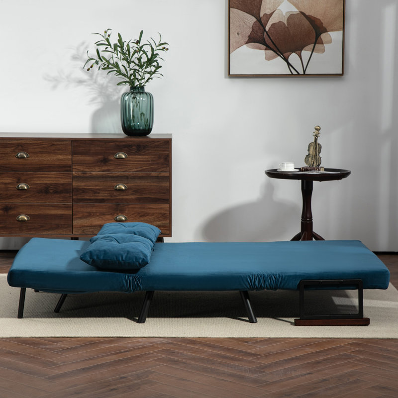 Qenan 2 Seater Velvet Sofa Bed