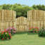Meinhard 125 cm H x 100 cm W Gate Fencing