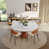 Glossy White + 4pcs White Chairs n'est pas disponible