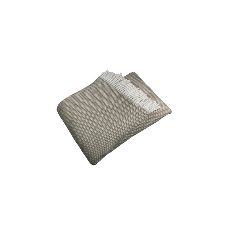 Grain of Rice Throw, Brown Brick, 70" L x 55" W
