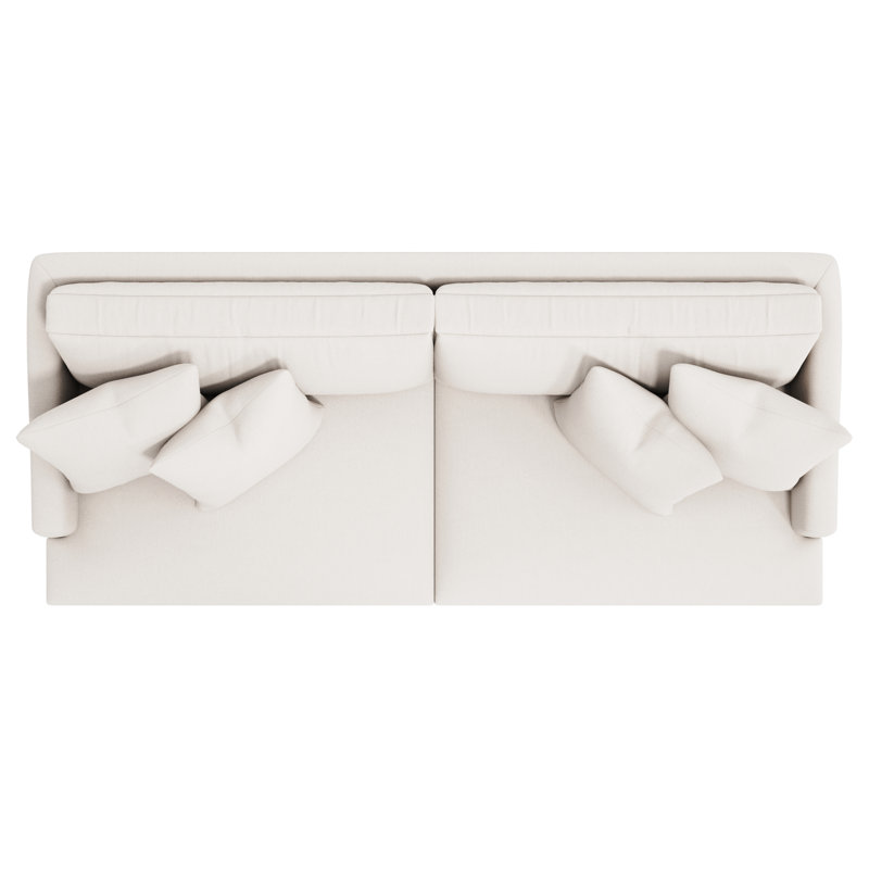 Canapé en tissu Marisol - Sur mesure, Écru 5548-100