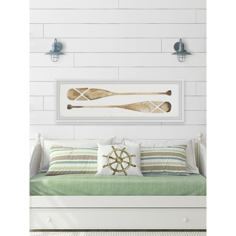 Just A Paddle Away by Marmont Hill - Single Picture Frame Painting, 25cm H x 76cm W