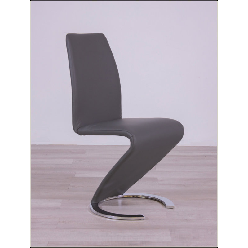 CHAISES DE SALLE À MANGER GRIS HORSESHOE (ENSEMBLE DE 2), Gris