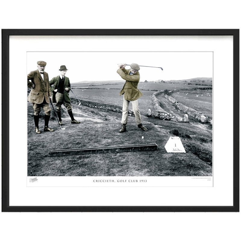 Criccieth, Golf Club 1913 - Single Picture Frame Print, 60cm H x 80cm W x 2.3cm D