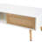 End Tables with Storage, 41.34 Inch White MDF Rattan Modern Home Table